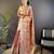 red color kanjivaram silk blend jacquard zari woven sarees