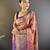 rani pink color kanjivaram silk blend jacquard zari woven sarees