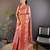 pink color kanjivaram silk blend jacquard zari woven sarees
