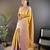 mustard color kanjivaram silk blend jacquard zari woven sarees