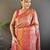 pink color kanjivaram silk blend jacquard zari woven sarees