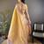 mustard color kanjivaram silk blend jacquard zari woven sarees