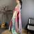 rani pink color kanjivaram silk blend zari weaving saree with blouse 