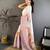 white color linen arco border with handwork saree