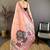 pink color muga cotton blend woven motif saree with blouse