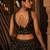 Black embroidered fancydesigner saree blouse