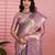 mehendi color kanchipuram silk blend zari weaving saree with blouse piece