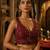 Maroon embroidered fancydesigner saree blouse