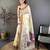 cream color muga cotton blend woven motif saree with blouse