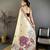 cream color muga cotton blend woven motif saree with blouse