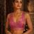 Pink embroidered fancydesigner saree blouse