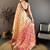 beige color kanjivaram silk blend zari woven saree with blouse