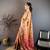 beige color kanjivaram silk blend zari woven saree with blouse