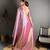 lavender color kanjivaram silk blend zari woven saree with blouse