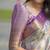 skyblue color kanjivaram silk blend zari woven saree with blouse