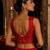 Red embroidered fancydesigner saree blouse