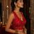 Red embroidered fancydesigner saree blouse