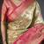 pista green-pink color kanjivaram silk blend zari woven sarees