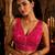 Rani pink embroidered fancydesigner saree blouse