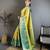yellow-green color kanjivaram silk blend zari woven sarees