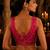 Rani pink embroidered fancydesigner saree blouse