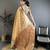 dark mustard-brown color kanjivaram silk blend zari woven sarees