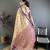 mustard-purple color kanjivaram silk blend zari woven sarees