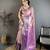 pink-blue color kanjivaram silk blend zari woven sarees