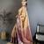 mustard-purple color kanjivaram silk blend zari woven sarees