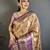 mustard-purple color kanjivaram silk blend zari woven sarees