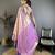 pink-blue color kanjivaram silk blend zari woven sarees