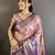 pink-blue color kanjivaram silk blend zari woven sarees
