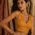 Yellow embroidered fancydesigner saree blouse