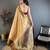 beige color kanchipuram silk blend zari woven sarees