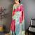 pink color kanchipuram silk blend zari woven sarees