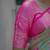 pista green -pink color kanjivaram silk blend flower zari weaving sarees