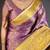 purple blue color kanchipuram silk blend zari woven sarees