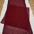 Maroon Color Sequins And Embroidery Work Georgette Saree
