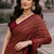 Red Color Sequins And Embroidery Work Georgette Saree