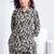 Black floral printed rayon 2-pieces co-ord sets for women
