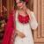 white designer kurti palazzo set