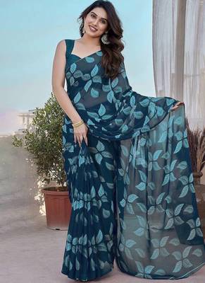 maroon color embroidered satin saree 2