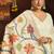 White linen sequin with jacquard pallu pom pom casual wear saree