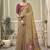chiku jamdani cotton blend texture pallu jhallar casual wear saree
