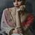 white organza sequinece work party wear saree