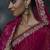 maroon organza sequinece work party wear saree