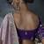 lilac organza sequinece work party wear saree