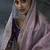 lilac organza sequinece work party wear saree