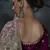 chiku organza sequinece work party wear saree
