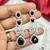 Black Onyx Look Bridal Necklace Set, Silver Tone Statement Jewelry, Indian Wedding Earrings